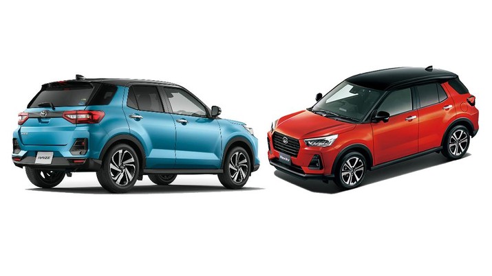 Toyota Raize dan Daihatsu Rocky (Tangkapan Layar) Toyota Raize dan Daihatsu Rocky (Tangkapan Layar)