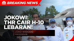 Jokowi: THR PNS Hingga Pensiunan Cair Mulai H-10 Lebaran