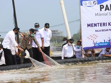 Menteri Trenggono Dorong Kemandirian Pembudidaya Milenial