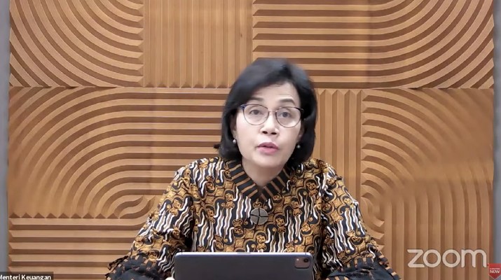 Menteri Keuangan Sri Mulyani dalam Rapat Koordinasi Pembangunan Pusat 2021 (Tangkapan Layar Youtube Bappenas RI) Menteri Keuangan Sri Mulyani dalam Rapat Koordinasi Pembangunan Pusat 2021 (Tangkapan Layar Youtube Bappenas RI)