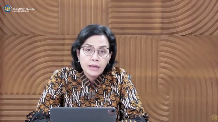 Menteri Keuangan Sri Mulyani memberikan keterangan pers mengenai THR dan Gaji ke-13 (Tangkapan Layar Youtube Kemenkeu RI) Menteri Keuangan Sri Mulyani memberikan keterangan pers mengenai THR dan Gaji ke-13 (Tangkapan Layar Youtube Kemenkeu RI)