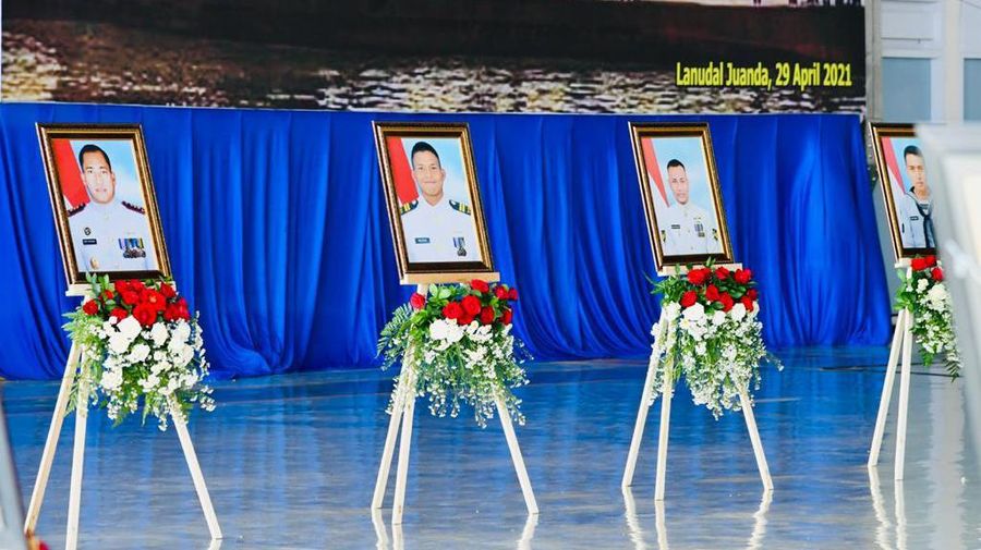 Presiden Joko Widodo Silaturahmi dengan Keluarga Patriot KRI Nanggala 402 (Biro Pers Sekretariat Presiden/Laily Rachev)