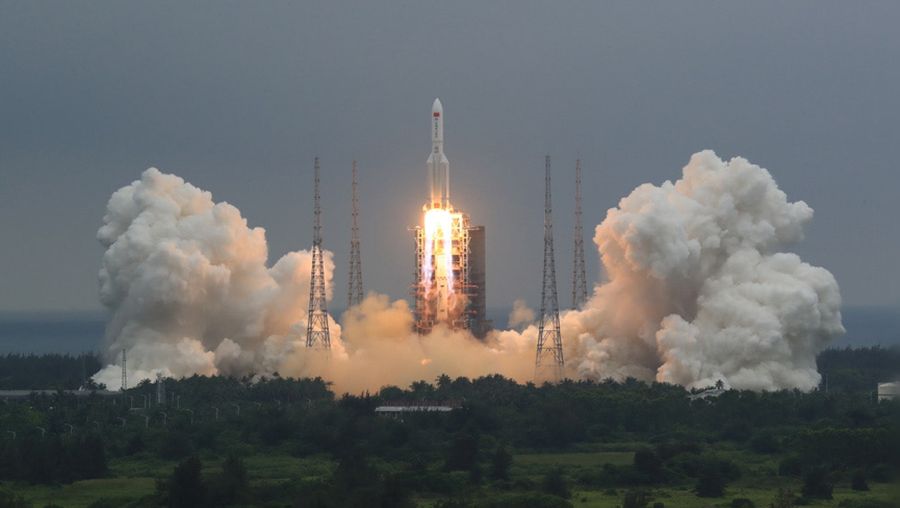 Satelit bumi buatan pertama Tiongkok, “Dongfanghong-1” (ist via China Media Group)