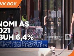 Pertumbuhan Ekonomi AS Q1-2021 Sukses Tumbuh 6,4% (yoy)