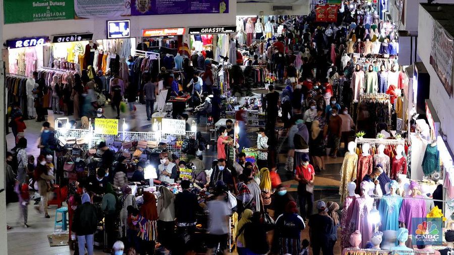 Ilustrasi Pasar Tanah Abang. (CNBC Indonesia/Muhammad Sabki)