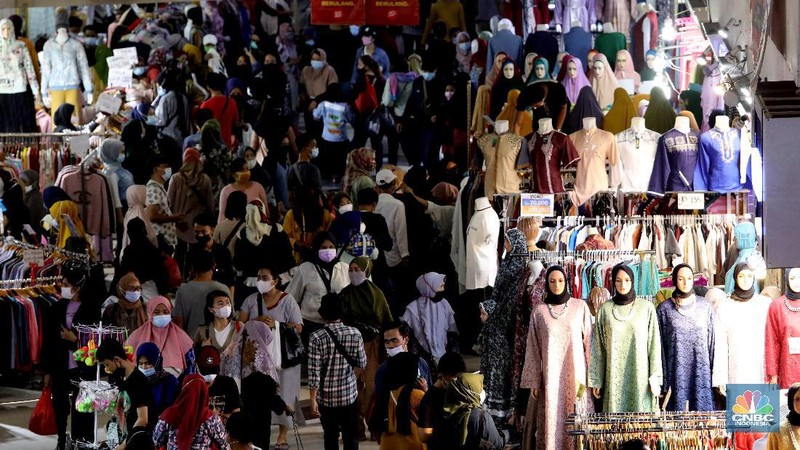 Ilustrasi Pasar Tanah Abang. (CNBC Indonesia/Muhammad Sabki)