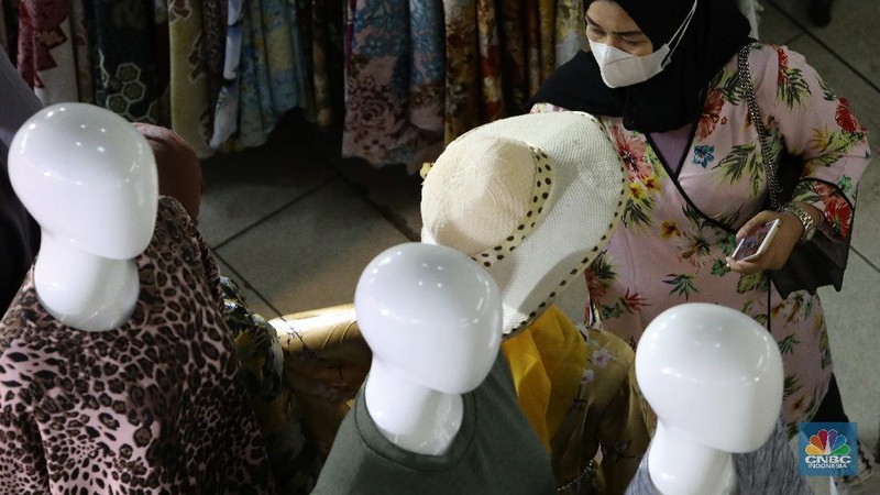 Ilustrasi Pasar Tanah Abang. (CNBC Indonesia/Muhammad Sabki)