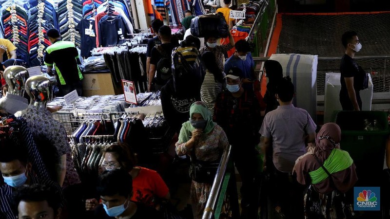 Ilustrasi Pasar Tanah Abang. (CNBC Indonesia/Muhammad Sabki)