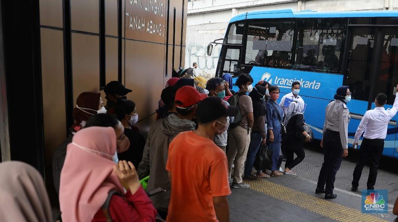 Ilustrasi Stasiun Tanah Abang. (CNBC Indonesia/Muhammad Sabki)