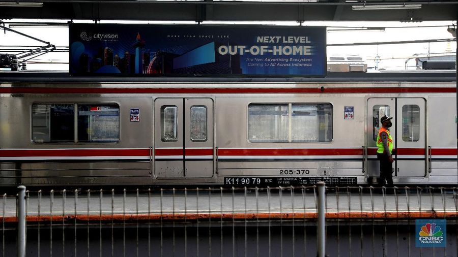 Ilustrasi Stasiun Tanah Abang. (CNBC Indonesia/Muhammad Sabki)