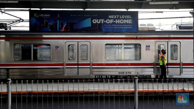 Ilustrasi Stasiun Tanah Abang. (CNBC Indonesia/Muhammad Sabki)