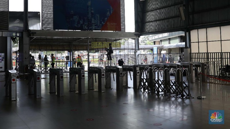 Ilustrasi Stasiun Tanah Abang. (CNBC Indonesia/Muhammad Sabki)