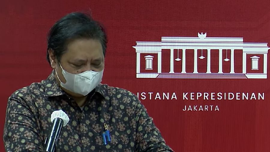 Keterangan Pers Menko Perekonomian, Menteri Kesehatan, dan Kepala BNPB, 3 Mei 2021. (Dok: Tangkapan Layar Youtube Setpres RI)