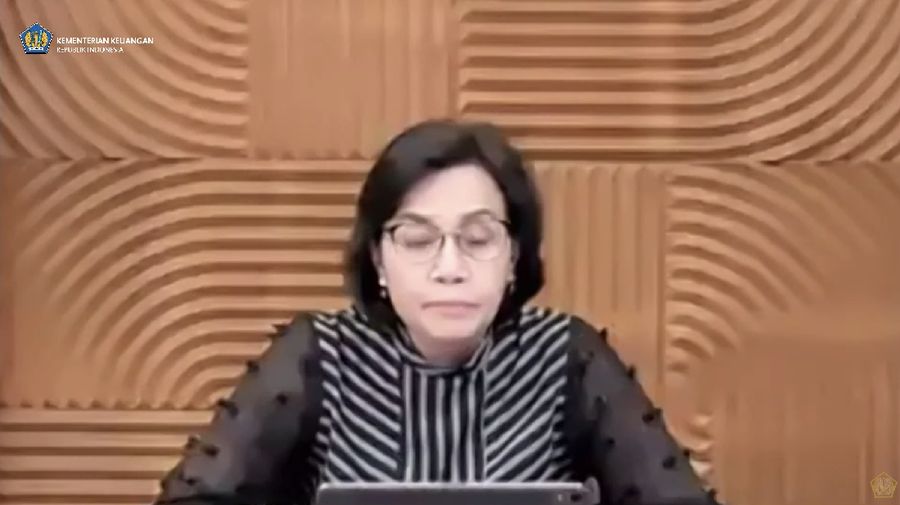 Konferens Pers hasil rapat berkala II KSSK Tahun 2021. (Tangkapan layar Youtube Kemenkeu)