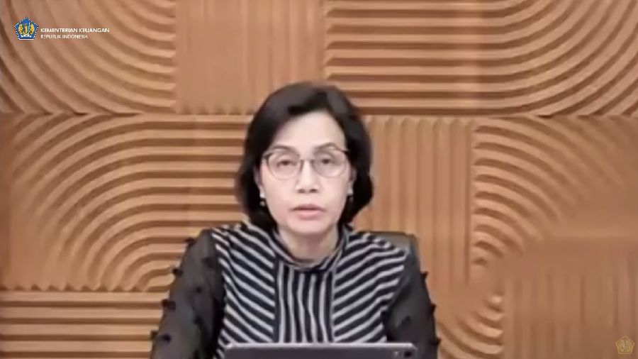 Konferens Pers hasil rapat berkala II KSSK Tahun 2021. (Tangkapan layar Youtube Kemenkeu)