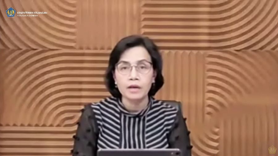 Konferens Pers hasil rapat berkala II KSSK Tahun 2021. (Tangkapan layar Youtube Kemenkeu)