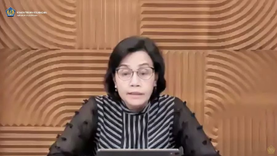 Konferens Pers hasil rapat berkala II KSSK Tahun 2021. (Tangkapan layar Youtube Kemenkeu)