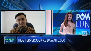 Transaksi Masih Sepi, IHSG Awal Pekan Anjlok di Bawah 6.000