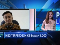 Transaksi Masih Sepi, IHSG Awal Pekan Anjlok di Bawah 6.000
