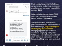 Jangan Dibuka, Ini Modus Perampokan Rekening Lewat WhatsApp