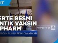 Duterte Resmi Disuntik Dosis Pertama Vaksin Corona Sinopharm