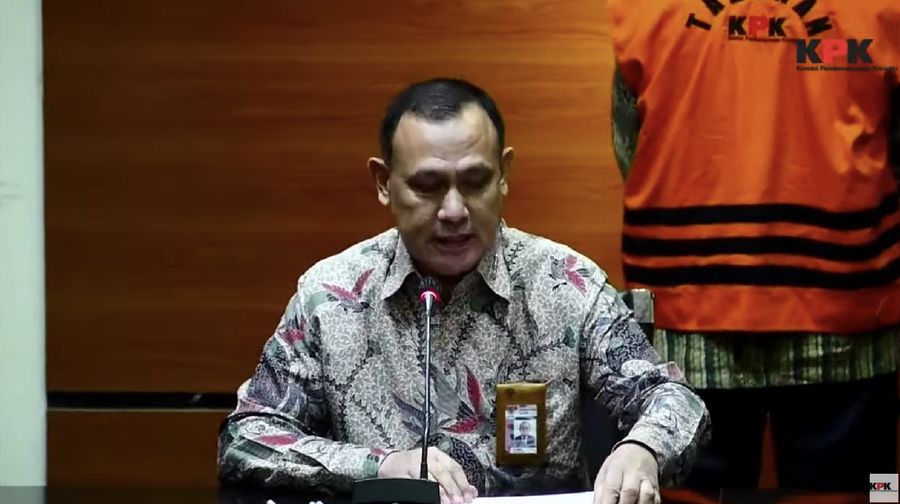 Konferensi Pers Penetapan dan Penahanan Tersangka Dugaan Tipikor di Lingkungan Ditjen Pajak.