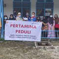 Tebar Kebaikan, Pertagas Beri Santunan di Proyek Konstruksi