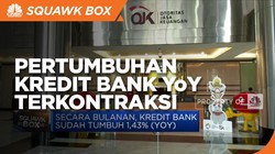 Per April, Pertumbuhan Kredit Bank Terkontraksi 3,77% (YoY)