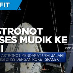 4 Astronot Sukses Mudik ke Bumi dari ISS