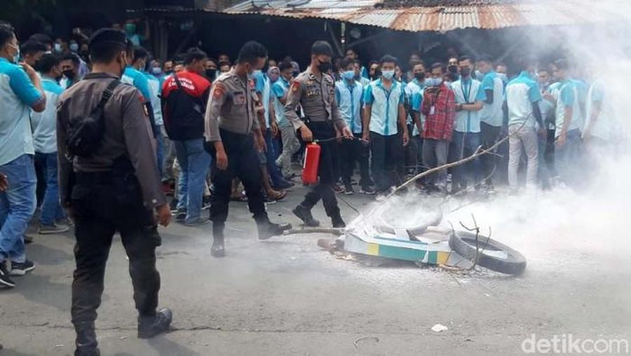 Buruh Pan Brothers di Boyolali, 5 Mei 2021/Detikcom