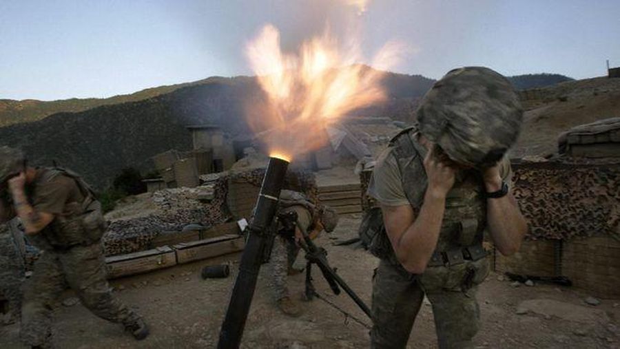 lustrasi perang di Afghanistan. (AP/David Guttenfelder)