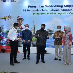 Menteri BUMN Resmikan Pertamina International Shipping