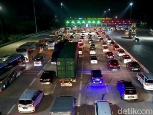 Korlantas Polri Tambah 3 Lajur Contraflow KM 66-KM 47