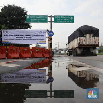 Jalan Layang MBZ Tol Jakarta-Cikampek Ditutup Sementara