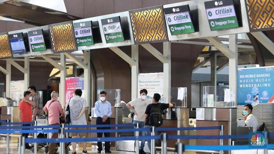 Bandara Internasional Soekarno Hatta, Tangerang, Banten. (CNBC Indonesia/Andrean Kristianto)