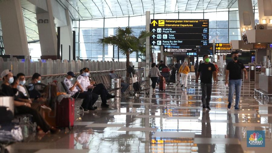 Bandara Internasional Soekarno Hatta, Tangerang, Banten. (CNBC Indonesia/Andrean Kristianto)
