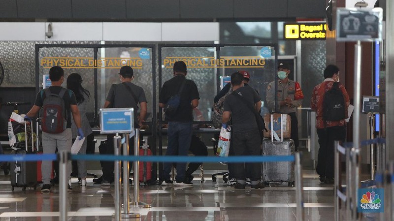 Bandara Internasional Soekarno Hatta, Tangerang, Banten. (CNBC Indonesia/Andrean Kristianto)