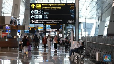 Bandara Internasional Soekarno Hatta, Tangerang, Banten. (CNBC Indonesia/Andrean Kristianto) Bandara Internasional Soekarno Hatta, Tangerang, Banten. (CNBC Indonesia/Andrean Kristianto)