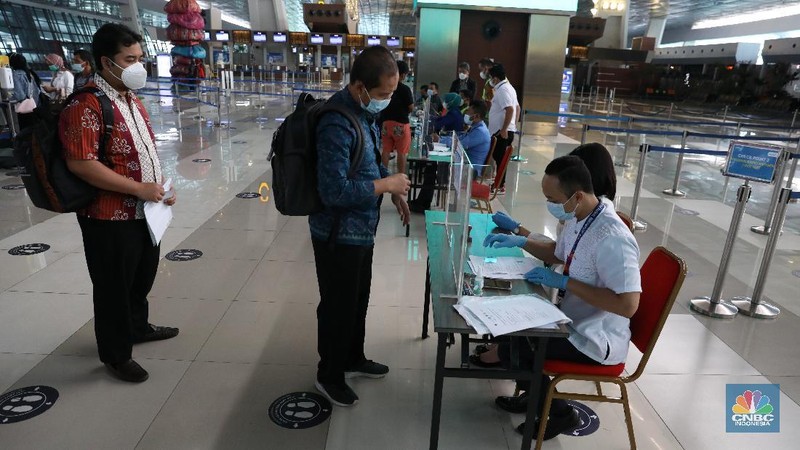 Bandara Internasional Soekarno Hatta, Tangerang, Banten. (CNBC Indonesia/Andrean Kristianto)
