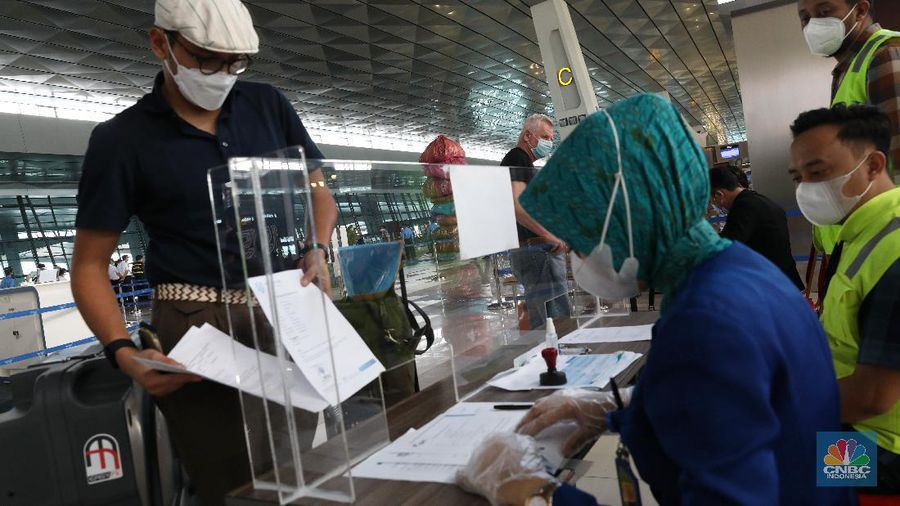 Bandara Internasional Soekarno Hatta, Tangerang, Banten. (CNBC Indonesia/Andrean Kristianto)