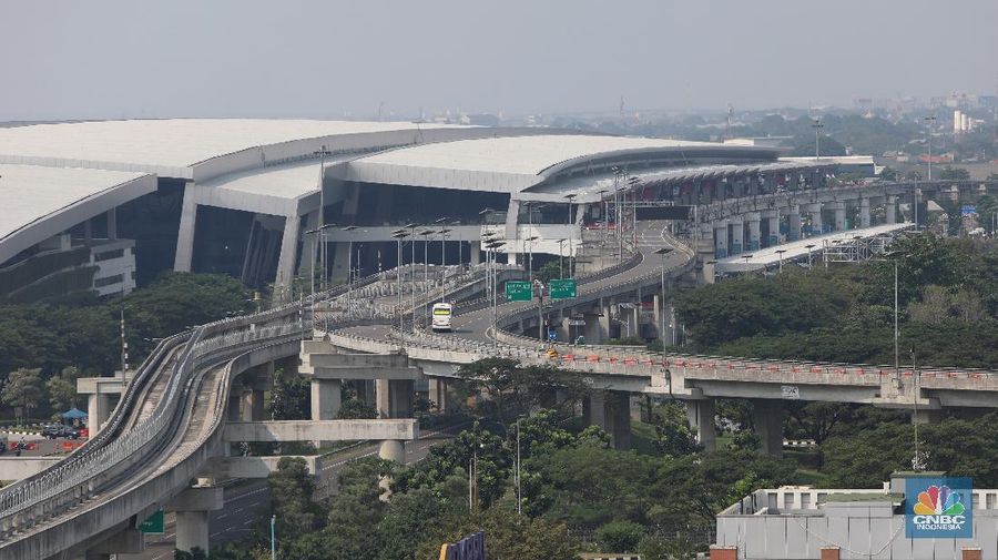 Bandara Internasional Soekarno Hatta, Tangerang, Banten. (CNBC Indonesia/Andrean Kristianto)