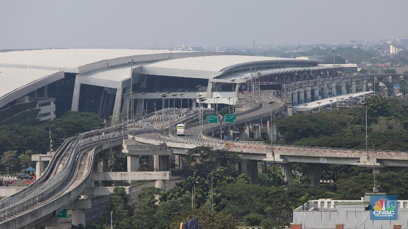 Bandara Internasional Soekarno Hatta, Tangerang, Banten. (CNBC Indonesia/Andrean Kristianto)