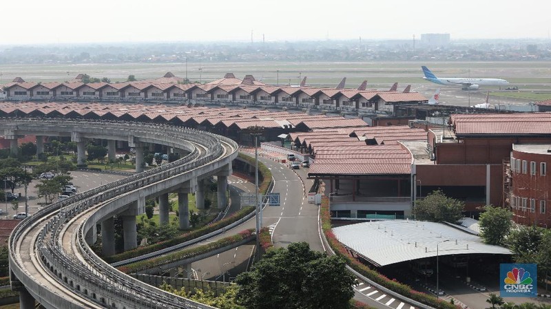 Bandara Internasional Soekarno Hatta, Tangerang, Banten. (CNBC Indonesia/Andrean Kristianto)
