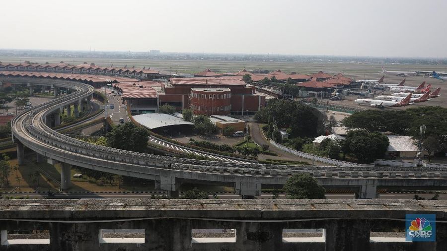Bandara Internasional Soekarno Hatta, Tangerang, Banten. (CNBC Indonesia/Andrean Kristianto)