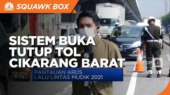 Polri Berlakukan Buka-Tutup di Gerbang Tol Cikarang Barat