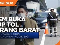 Polri Berlakukan Buka-Tutup di Gerbang Tol Cikarang Barat