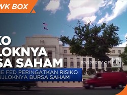 The Fed Peringatkan Risiko Anjloknya Bursa Saham