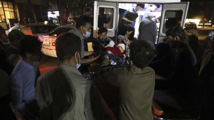 Ledakan terjadi di Afghanistan. (AP/Rahmat Gul)