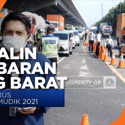 Live Now! Pantauan Penyekatan Mudik di Cikarang Barat