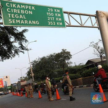 Intip Penyekatan di Kedungwaringin Usai Dibobol Pemudik Motor